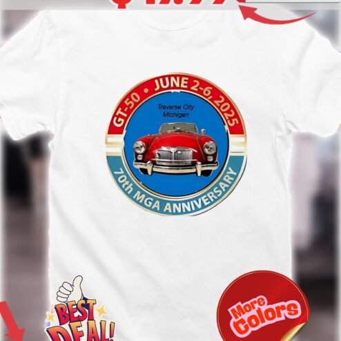 Traverse city Michigan GT 50 70th MGA Anniversary 2025 Super Car shirt