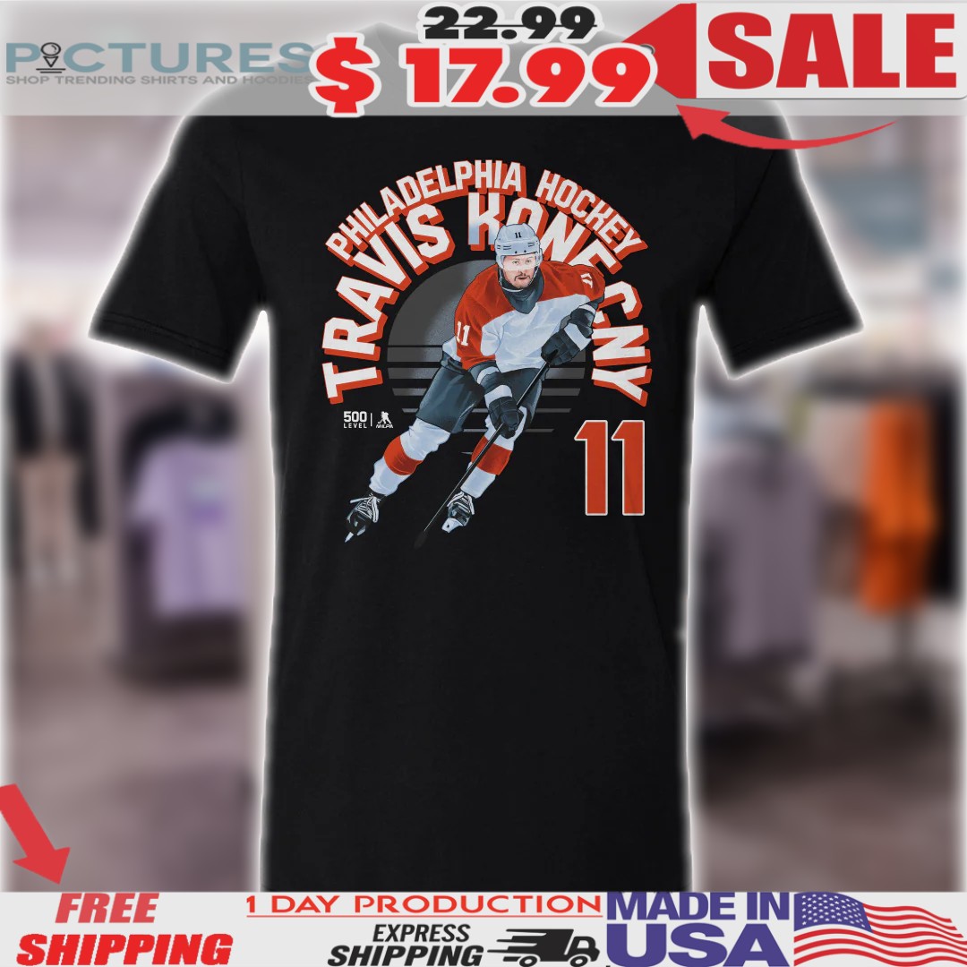 Travis Konecny 11 Philadelphia Flyers Name Number NHL Shirt