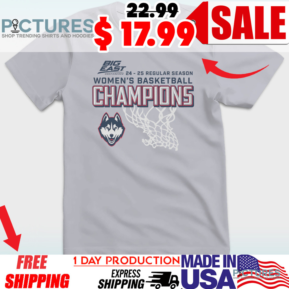 UConn Women’s Basketball 2024-2025 Regular Season Champions Shirt