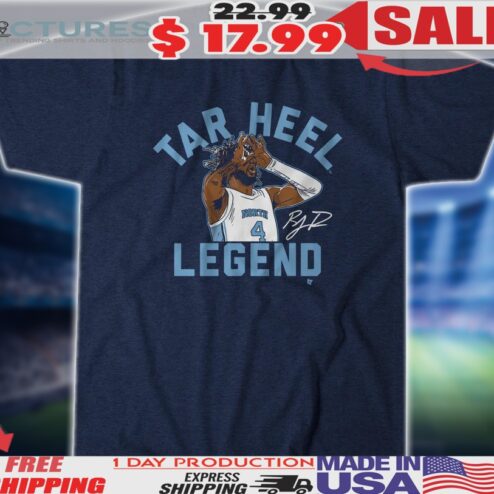 UNC Basketball R.J. Davis Tar Heel Legend Shirt