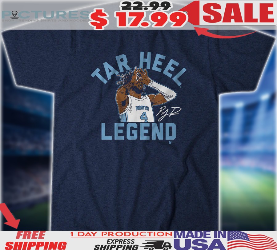 UNC Basketball R.J. Davis Tar Heel Legend Shirt