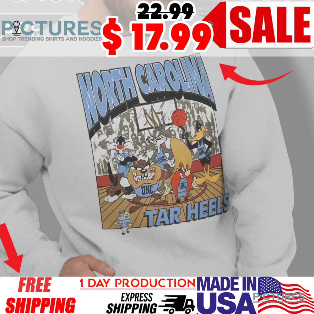 UNC Tar Heels Looney Tunes Ncaa Shirt