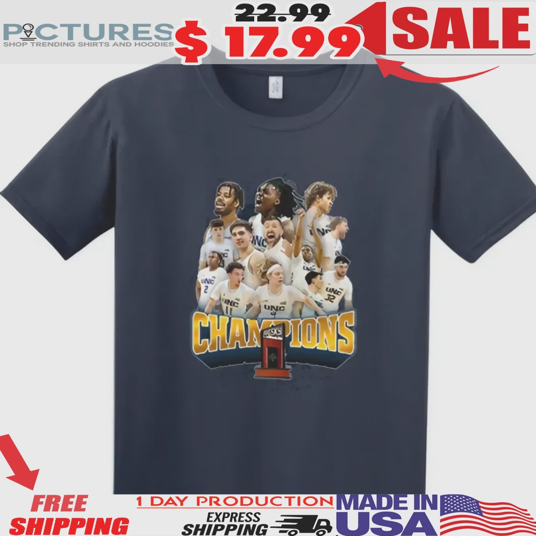 UNC basketball Big Sky Conference Champs shirt