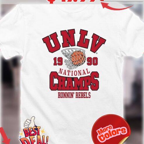 UNLV Runnin’ Rebels 1990 National Champs runnin’ Rebels Sport Shirt