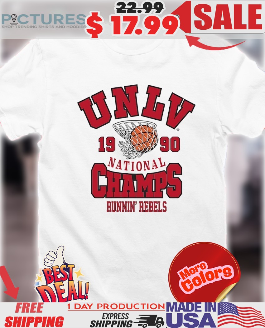 UNLV Runnin’ Rebels 1990 National Champs runnin’ Rebels Sport Shirt