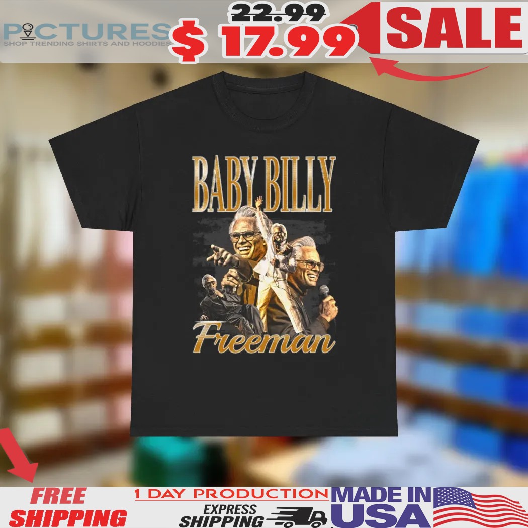 Uncle Baby Billy Freeman Gold Bible Bonkers Show 9009 Vintage Bootleg Style Shirt