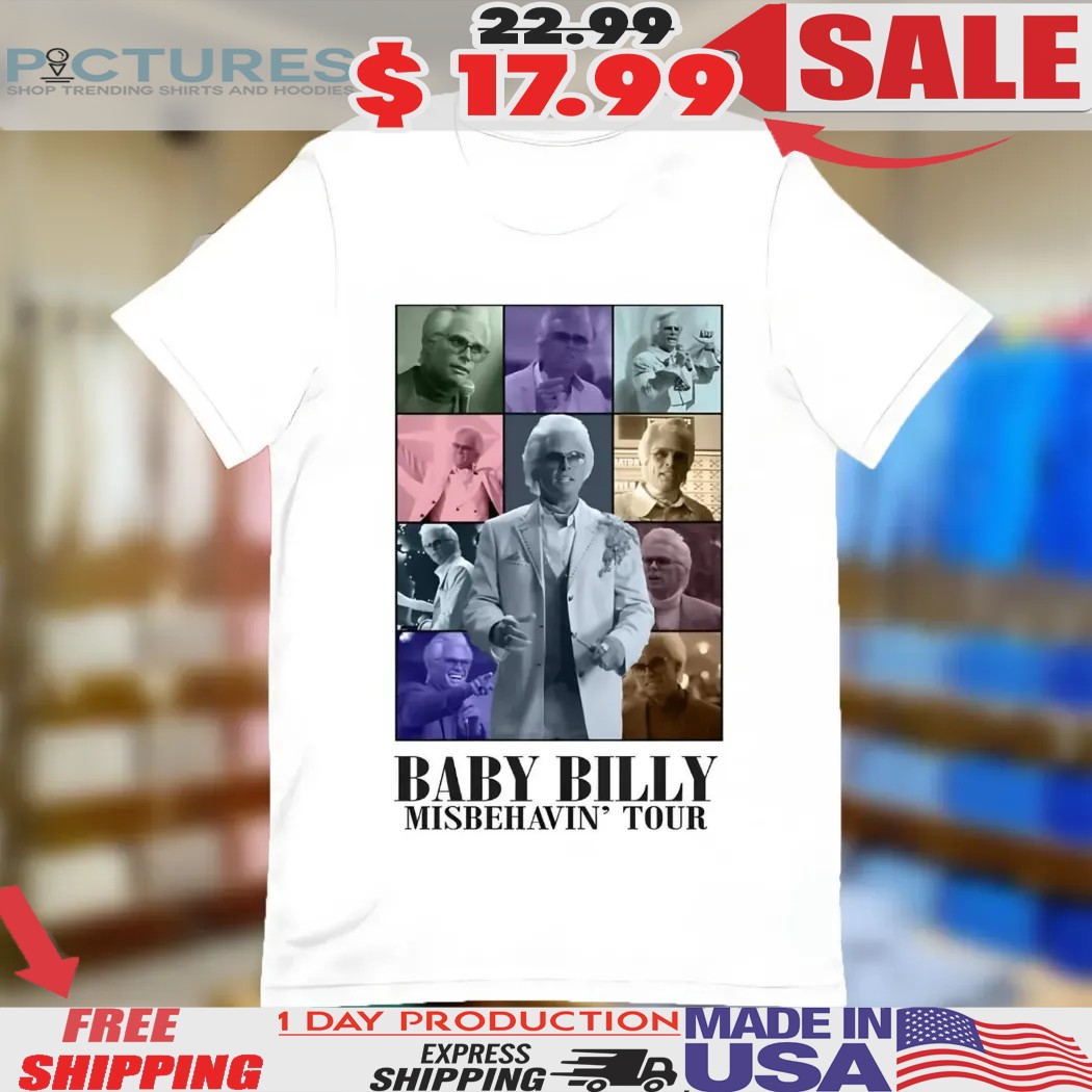 Uncle Baby Billy Misbehavin_ Tour Vintage Collage Shirt