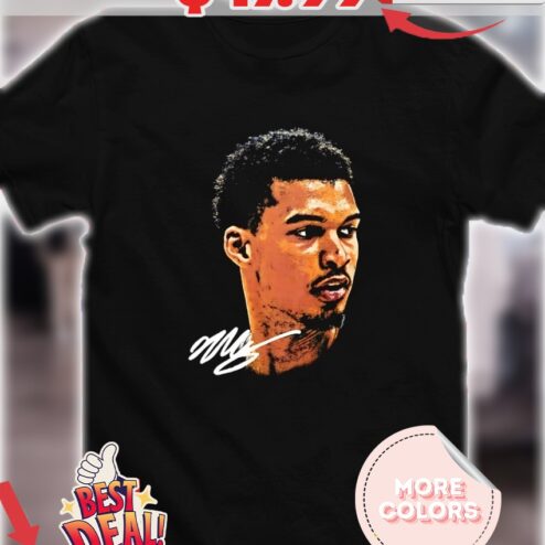Victor Wembanyama NBA big face player signature shirt
