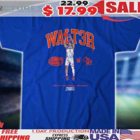 Walter Clayton Jr. WALT3R Florida Gators March Madness 2025 NCAA Men's Basketball Championship Shirt