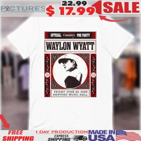 Waylon Wyatt Country Pre-Party 2025 Tour Buckeye Country Superfest, Columbus Vintage Shirt