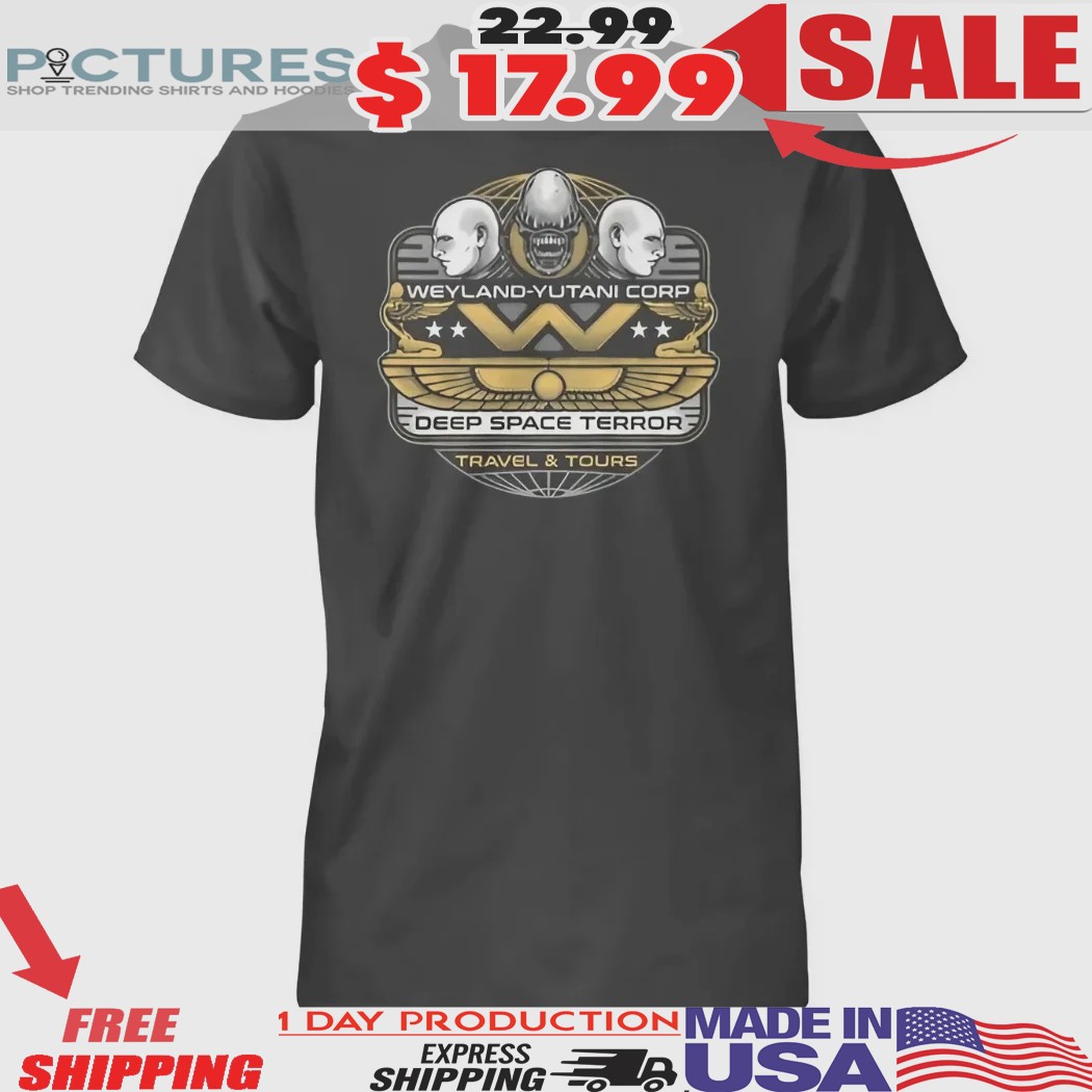 Weyland Yutani corp deep space terror travel and tours shirt