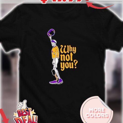 Why not you skeleton player shirt