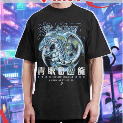 Yu-Gi-Oh! Blue-Eyes White Dragon Legendary Dragon Anime Shirt
