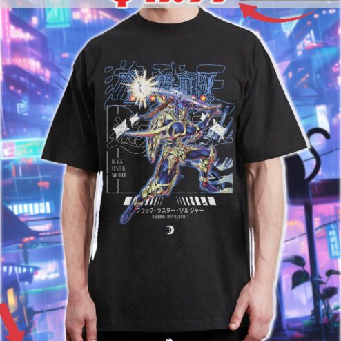 Yugioh! Black Luster Soldier Pose Anime Shirt
