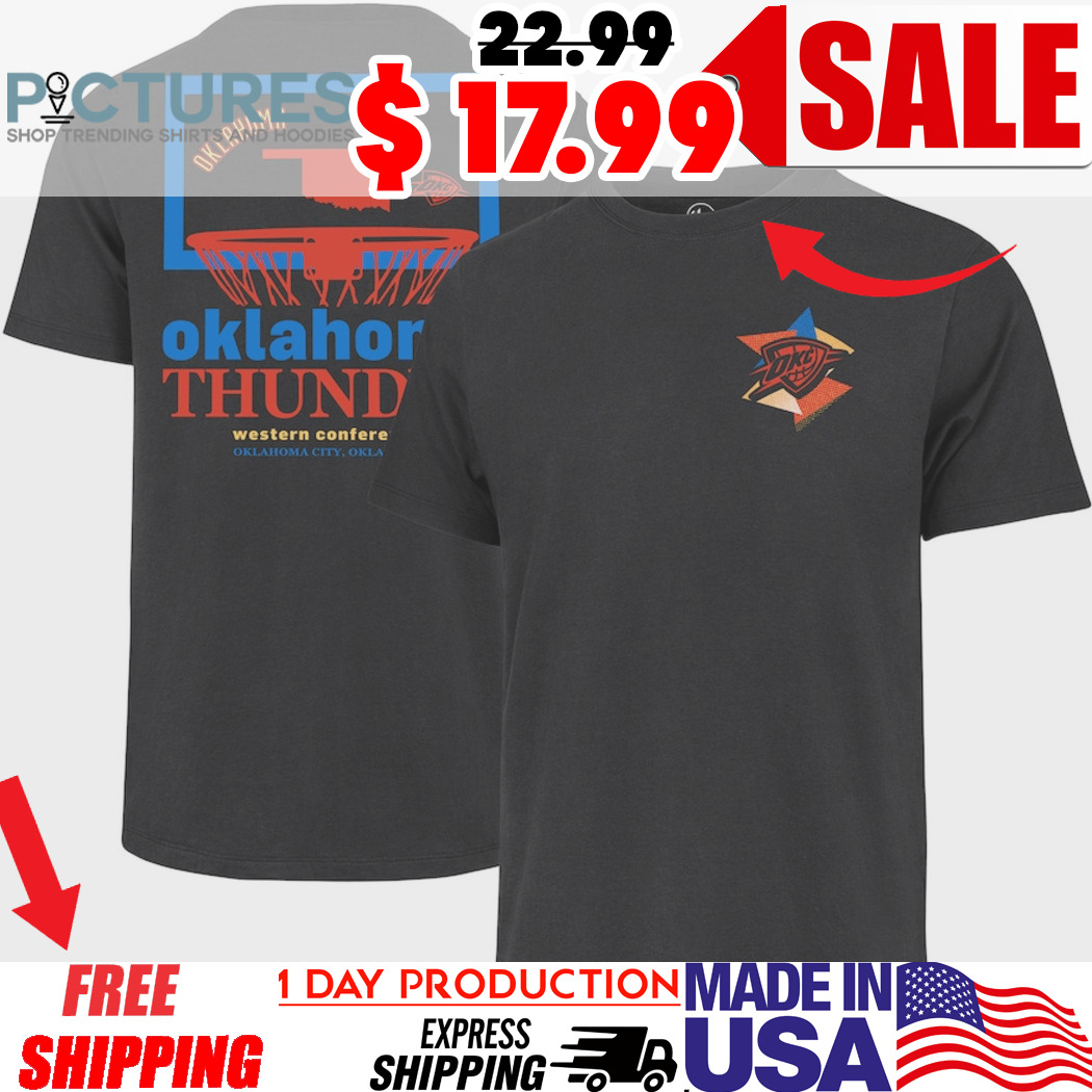 Oklahoma City Thunder NBA basketball western conference backboard shirt