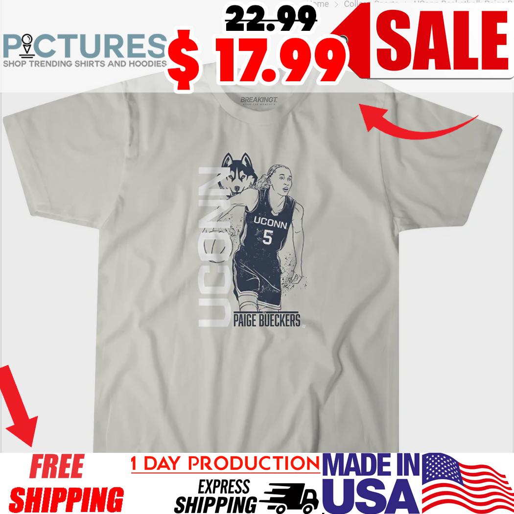 Uconn Huskies Basketball Paige Bueckers Vertical Layer Shirt