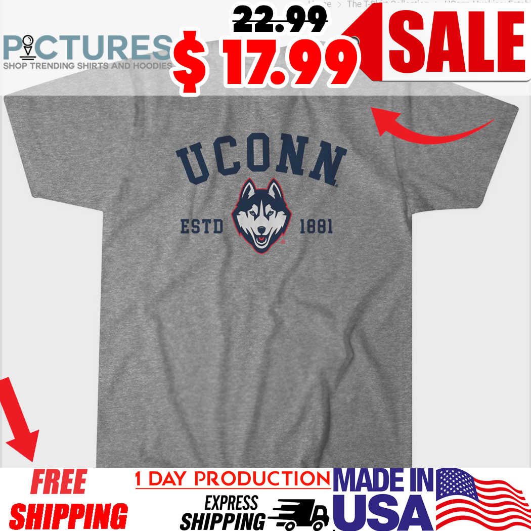 Uconn Huskies Established 1881 Shirt
