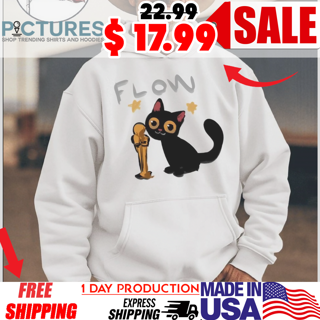Flow wins Oscar cartoon shirt
