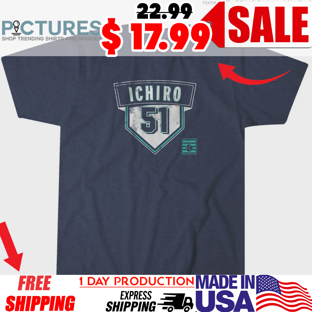 Ichiro Suzuki 51 Seattle Mariners number and name shirt
