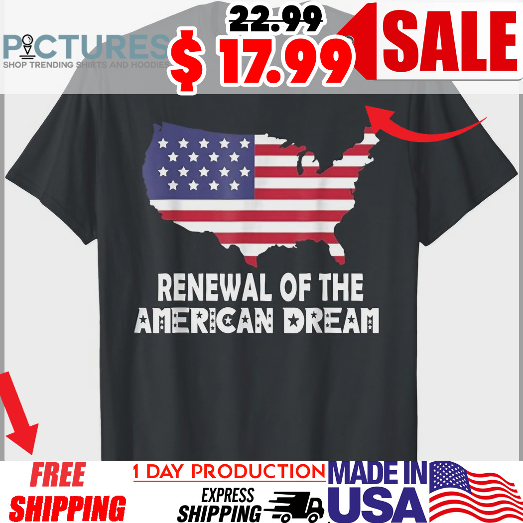 Renewal Of The American Dream USA Map Shirt