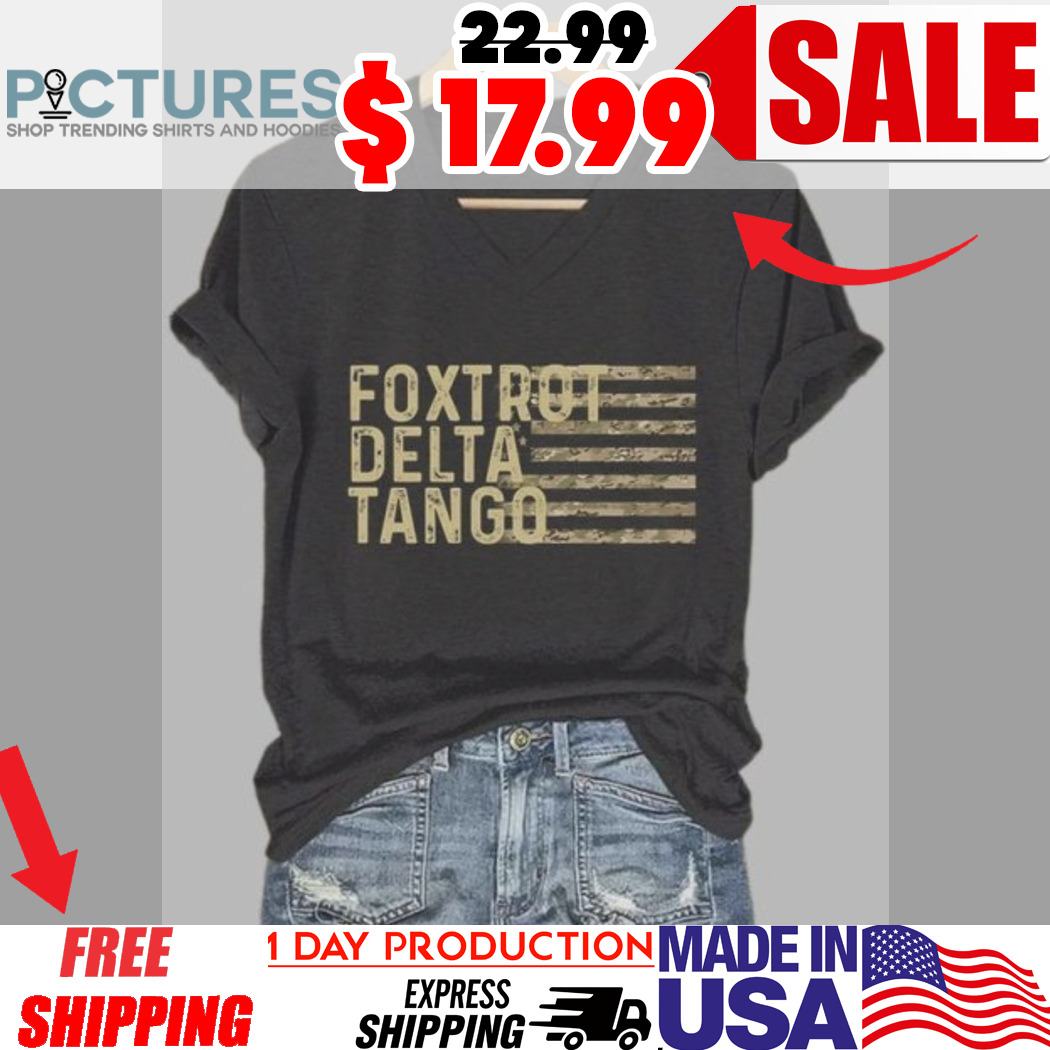 FDT Foxtrot Delta Tango Flag Print Shirt