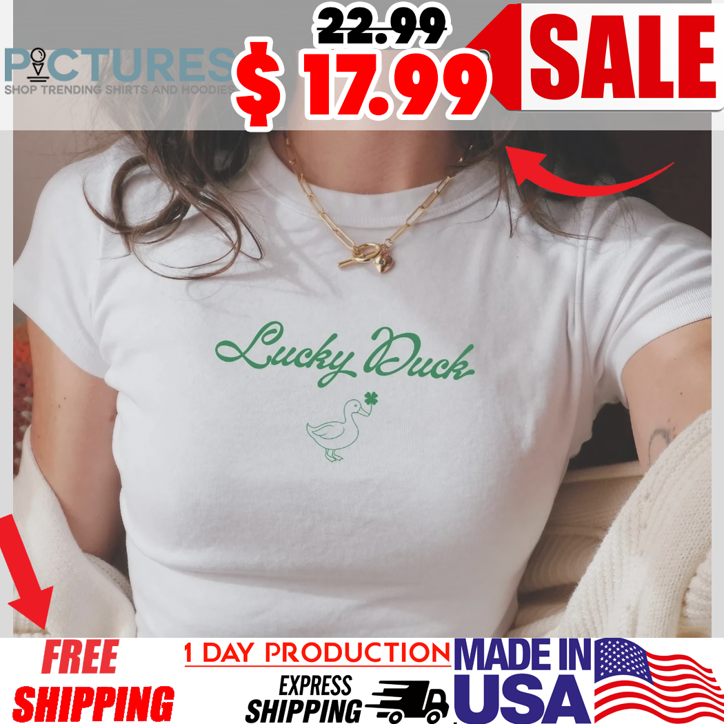 Lucky Duck Shamrock St Patricks Day Shirt