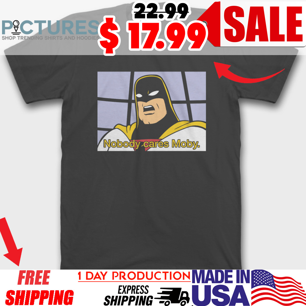Space Ghost Nobody Cares Moby Shirt