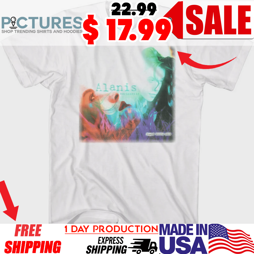 Alanis Morissette Jagged Little Pill Album Shirt