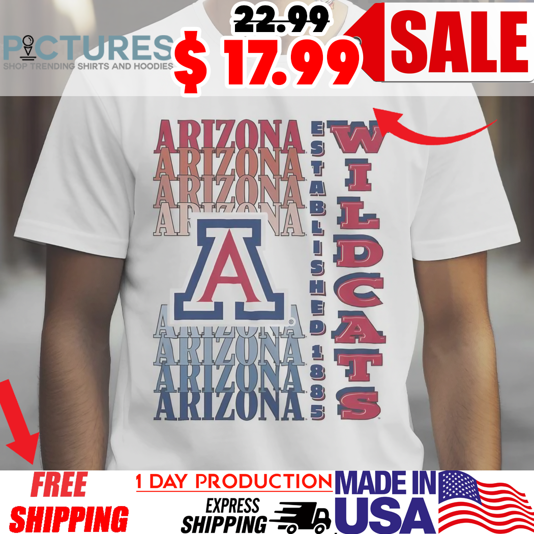 Arizona Wildcats Gradient Wordmark Shirt
