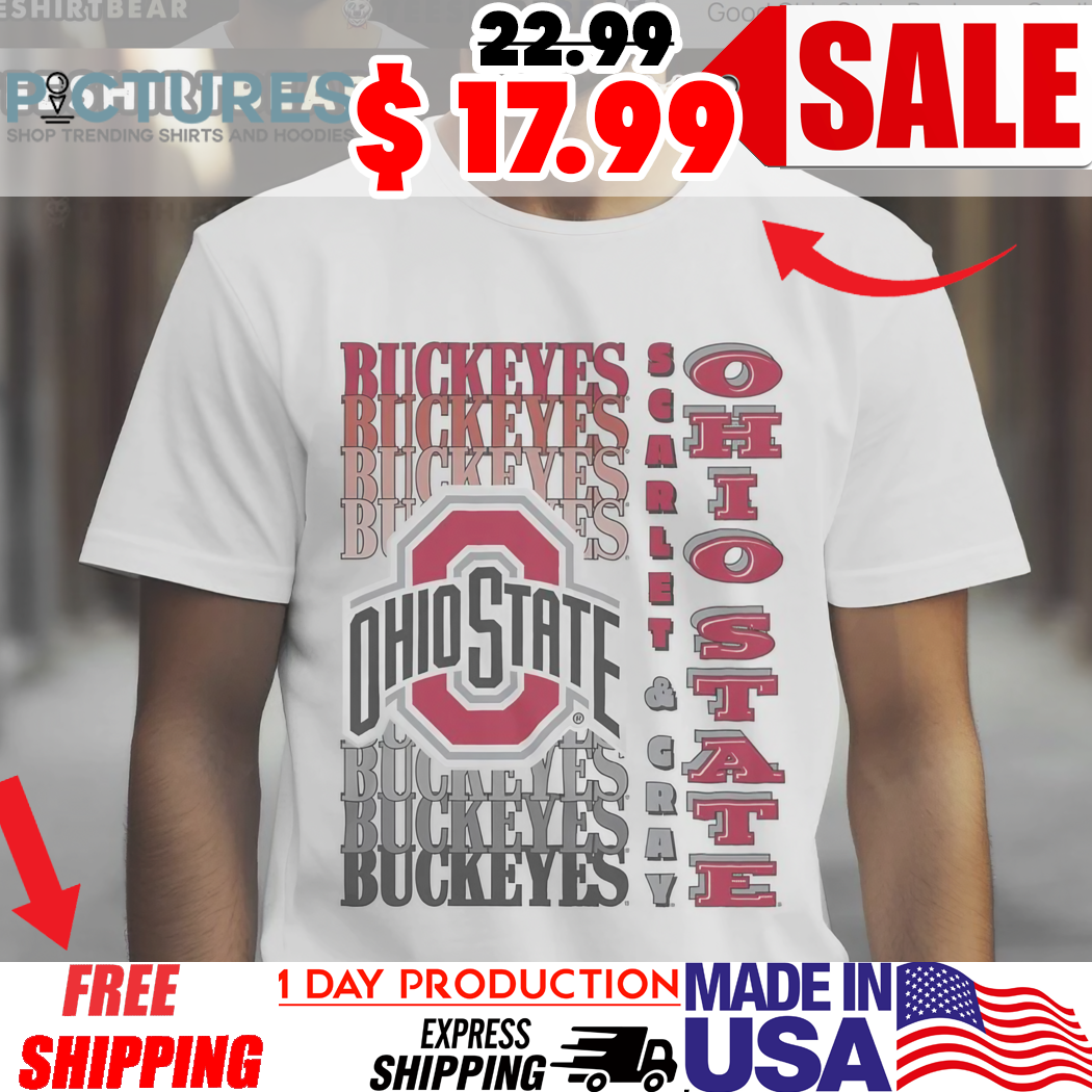 Ohio State Buckeyes Gradient Wordmark Shirt