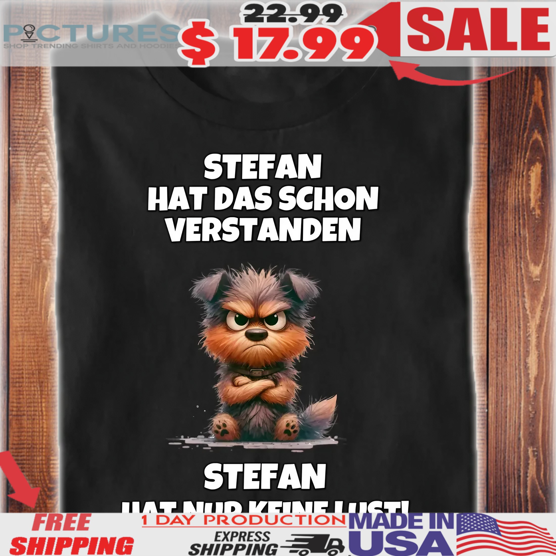 stefanie hat das schon verstanden stefanie hat nur keine lust Personalisierbares shirt
