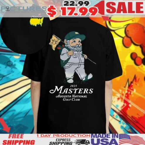 2025 Masters Augusta National Golf Champions Caddie Gnome Shirt