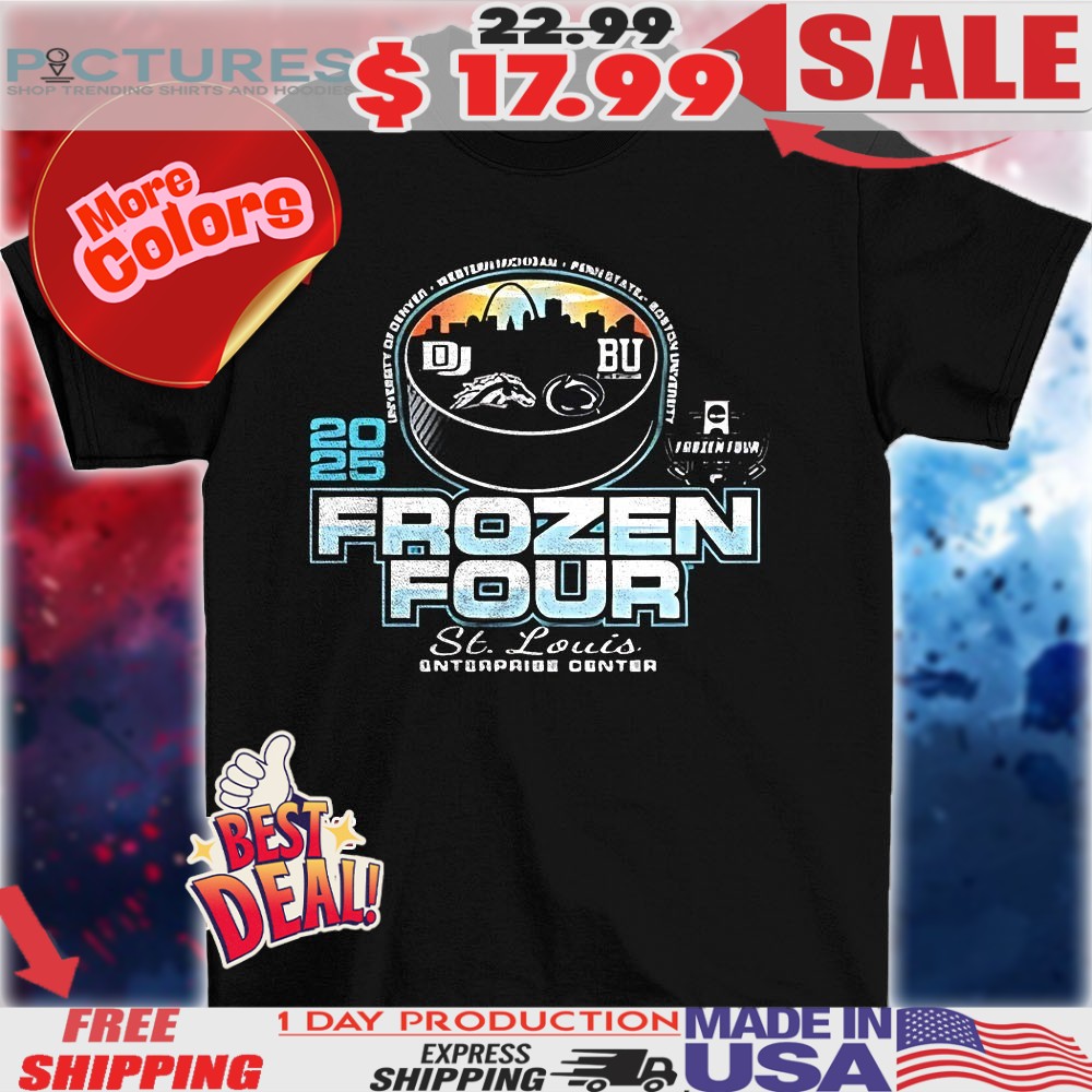 2025 NCAA Men’s Hockey Frozen Four St Louis Enterprise Center DJ BU Shirt