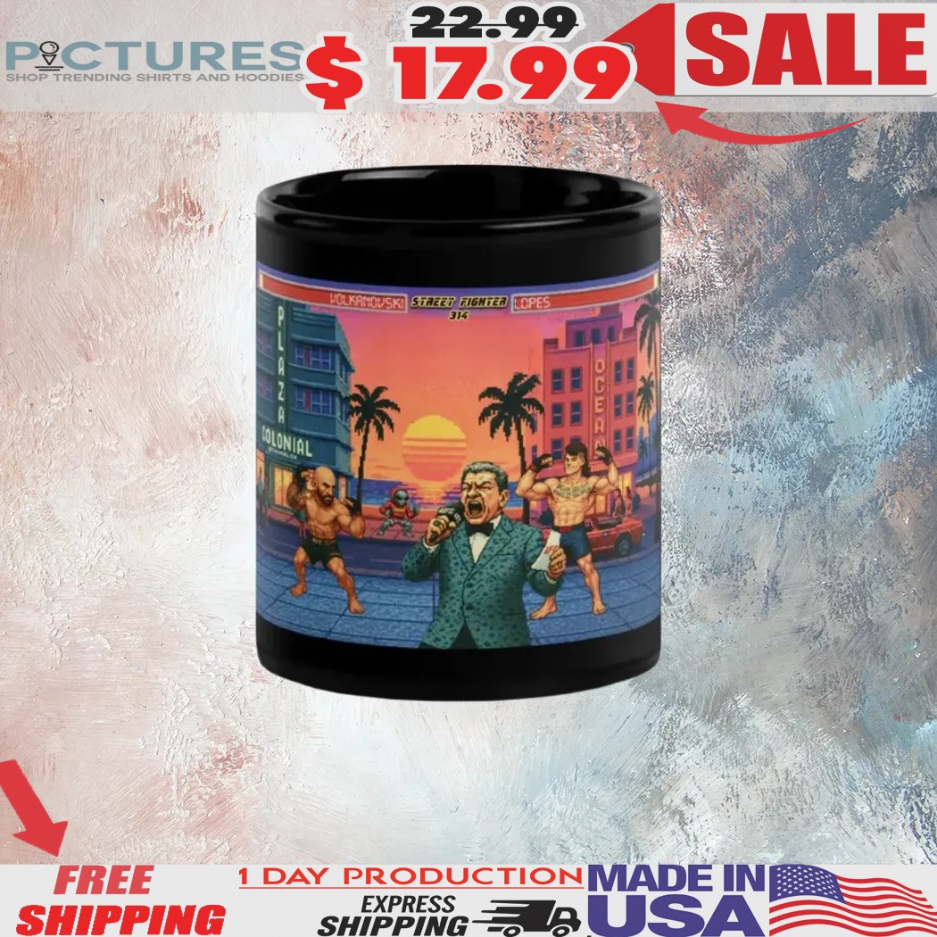Alexander Volkanovski Vs. Diego Lopes Street Fighter 314 Plaza Colonial Graphic Mug