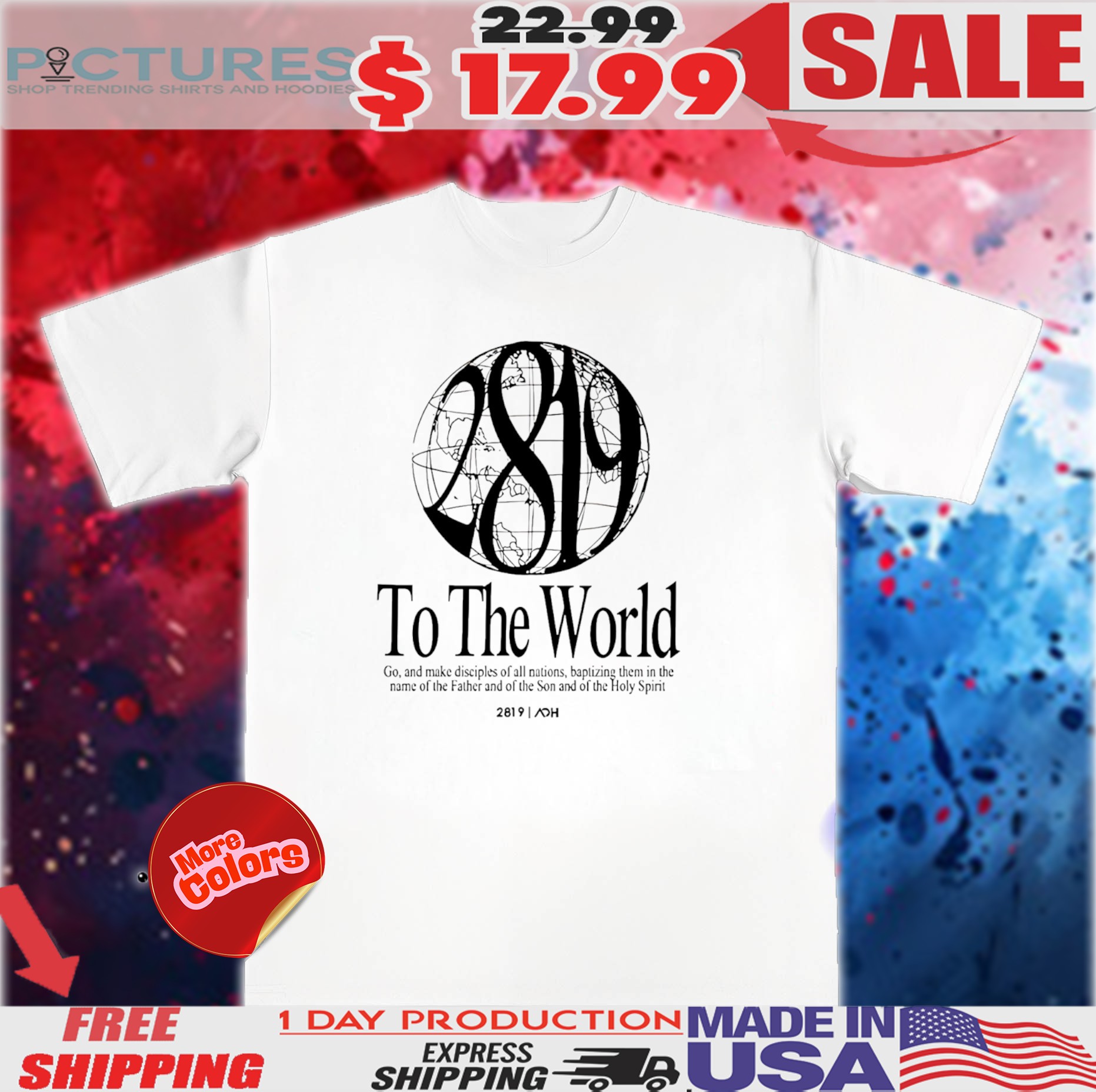 Aoh 2819 To The World Shirt