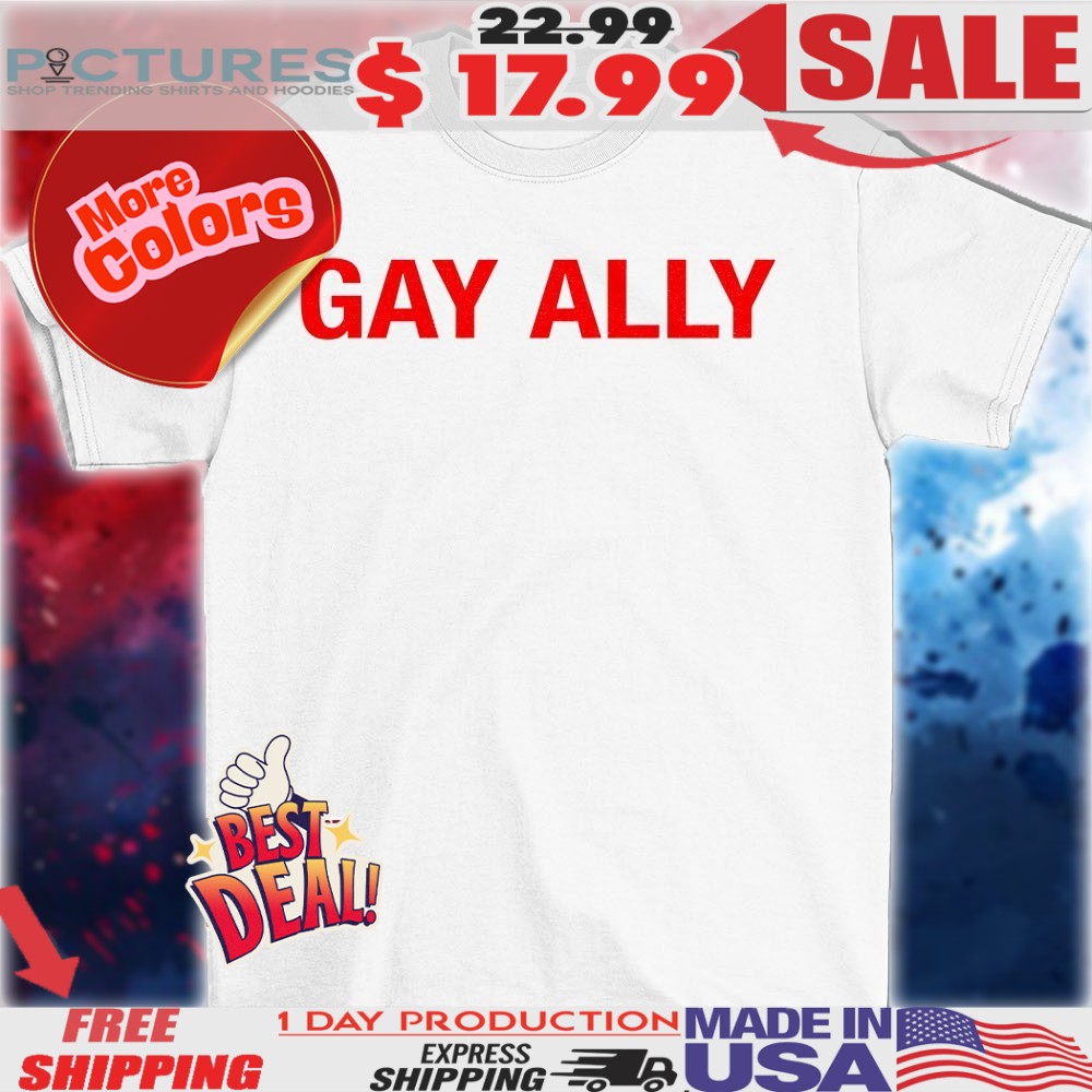 Azealia Banks wearing gay ally shirt