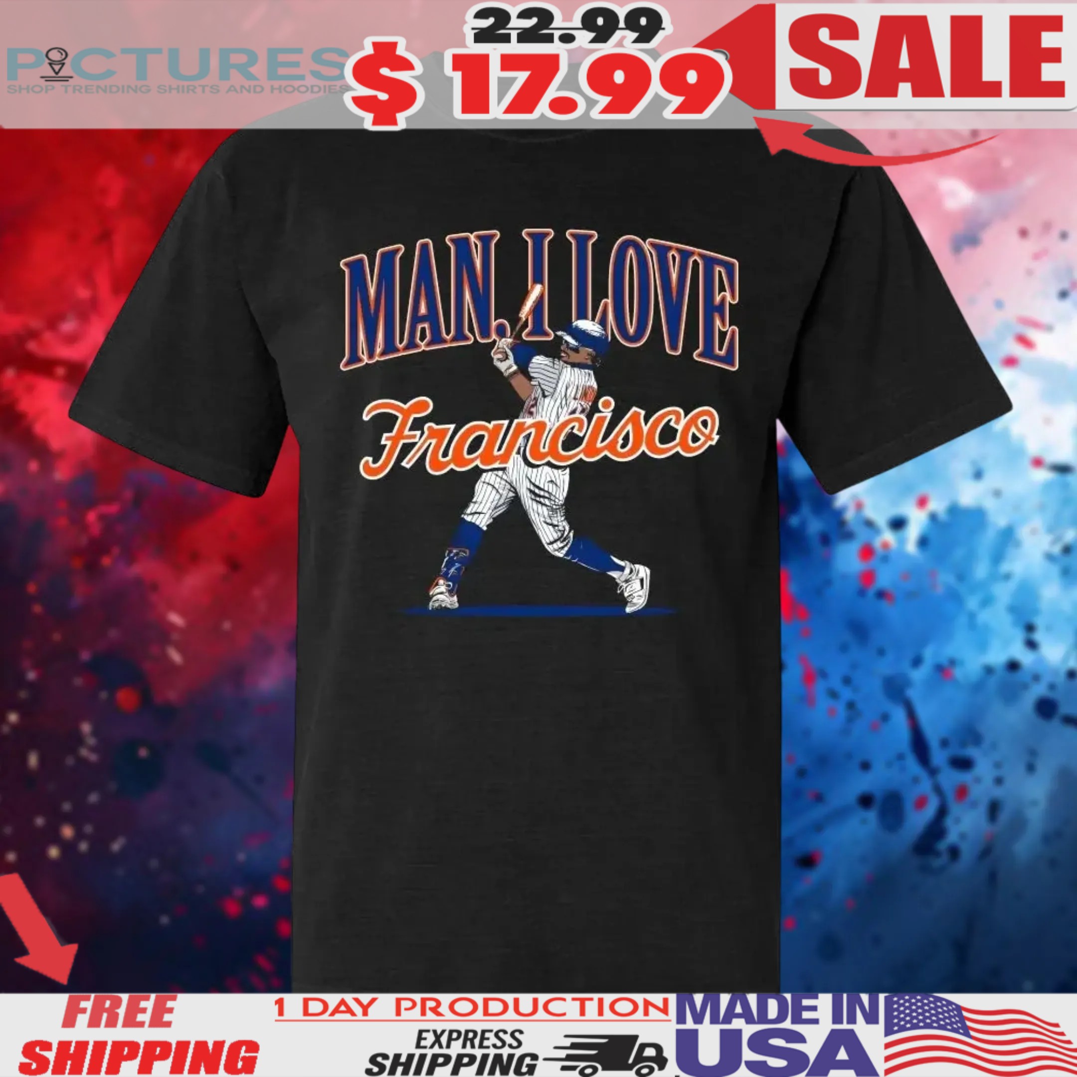Barstool Ny Man I Love Francisco Shirt