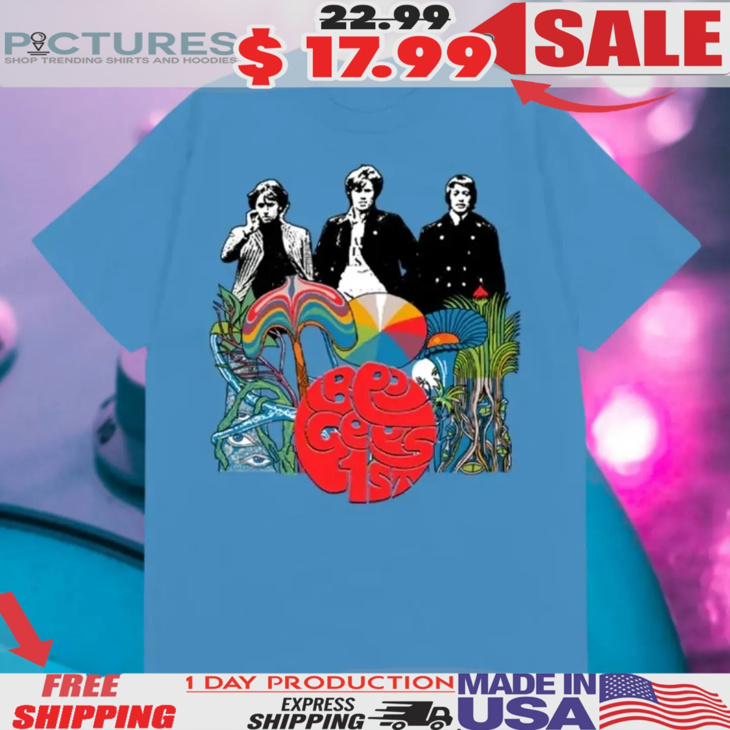 Bee Gees’ 1st Track List Shirt