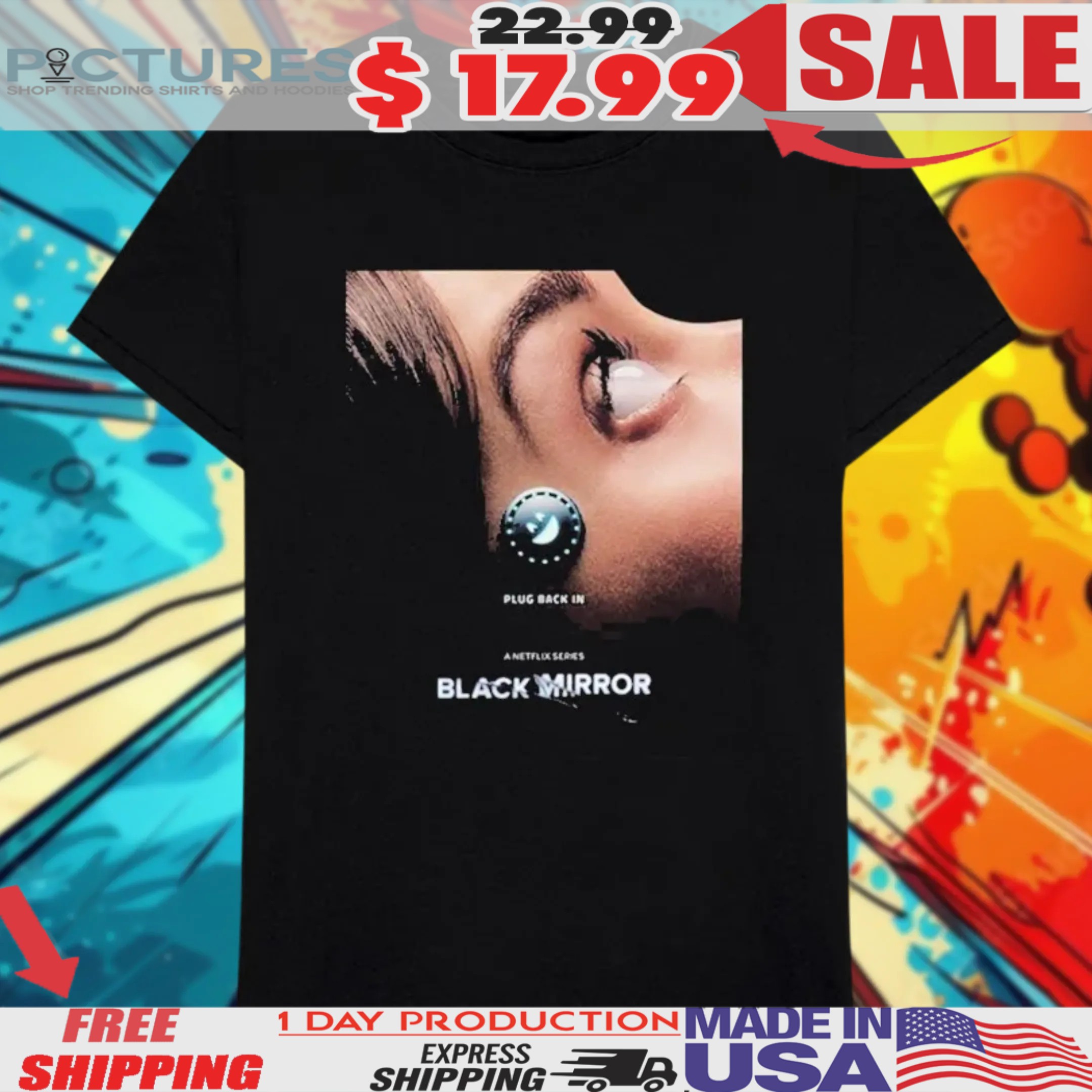 Black Mirror Season 7 A Netflix Series Released On Arpil 10 2025 Shirt