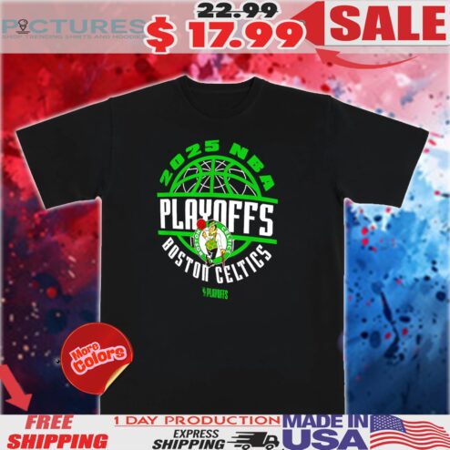 Boston Celtics 2025 NBA Playoffs Game Time Shirt