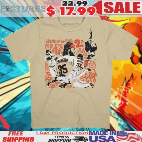 Brandon Crawford San Francisco Giants Crawford Crawdaddy Brandon 4ever Accolades Shirt
