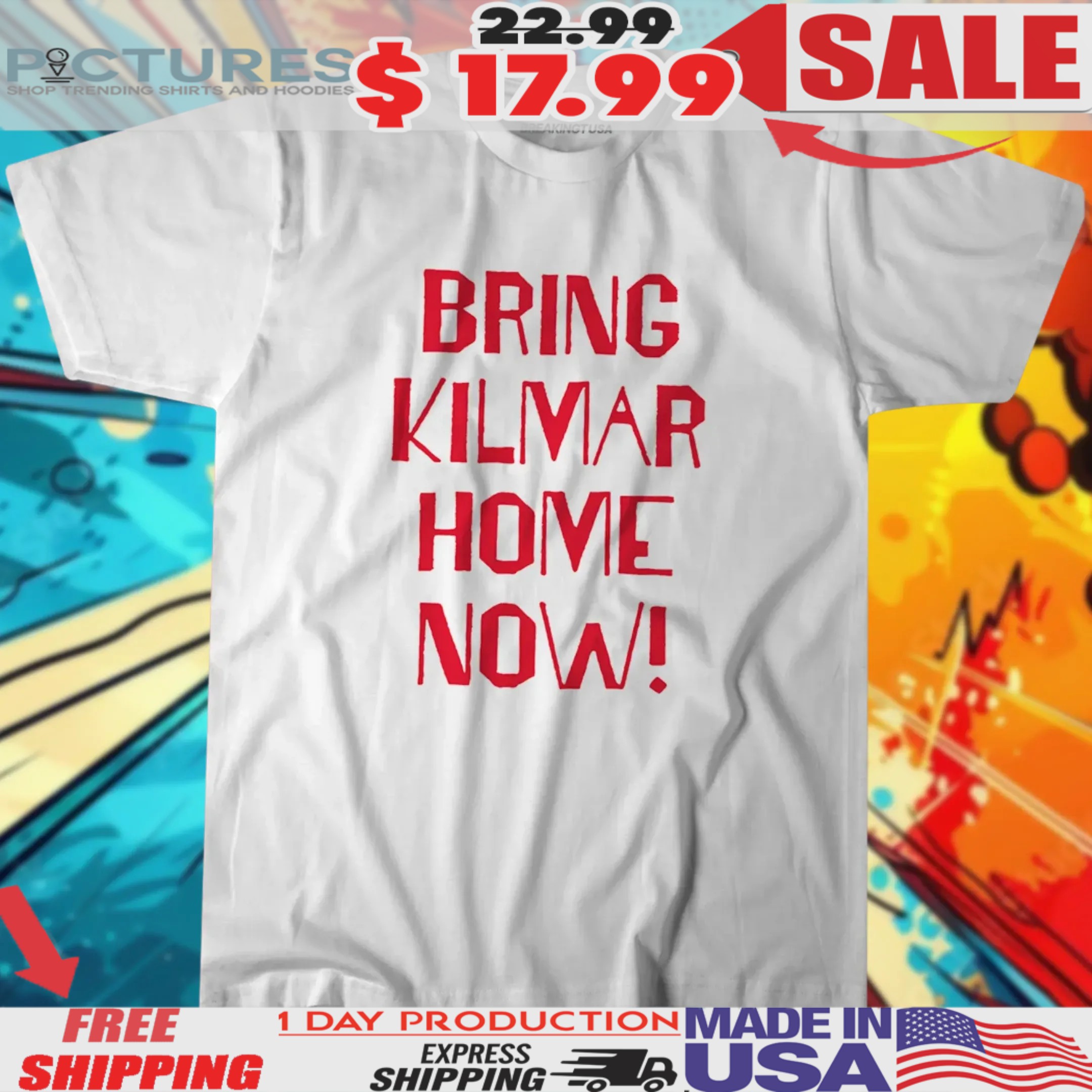 Bring Kilmar Abrego Garcia Home Fight For Justice Shirt
