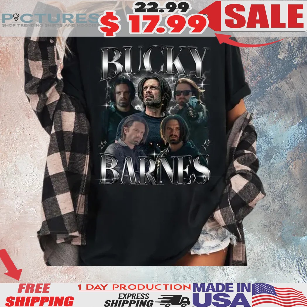 Bucky Barnes Marvel Universe Sebastian Stan Vintage Bootleg Shirt Bucky Barnes Marvel Universe Sebastian Stan Vintage Bootleg Shirt