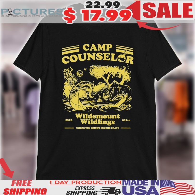 Camp Counselor Wildemount Wildlings Where The Bright Become Brave Shirt
