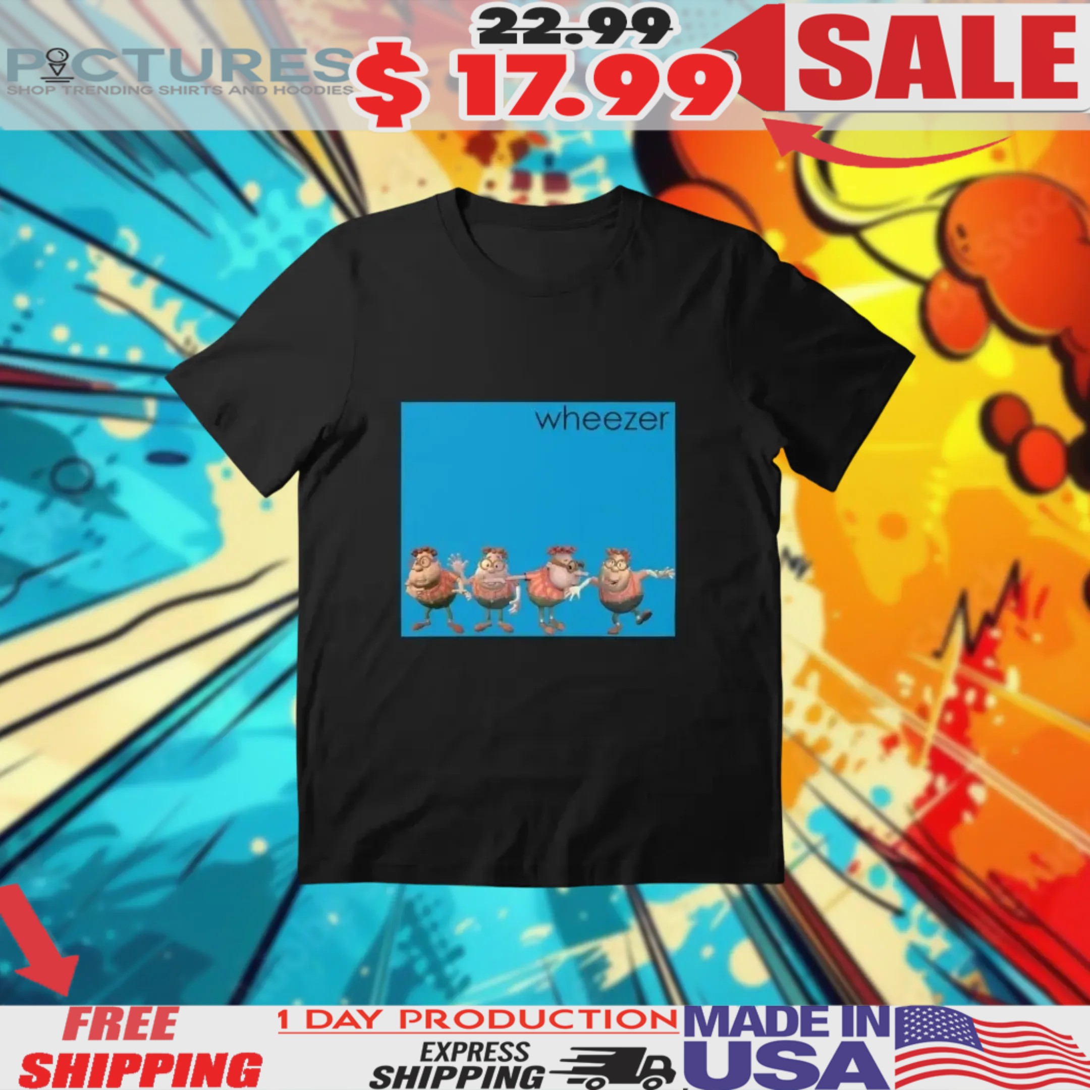 Carl Wheezer Album Meme Shirt