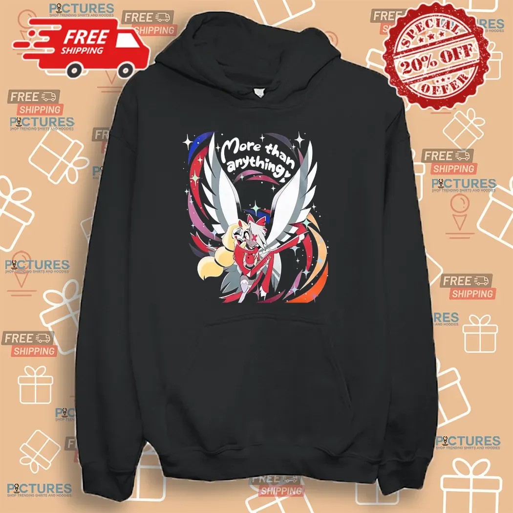 Charlie is bisexual Vaggie is a lesbian More Than Anything Hazbin Hotel Shirt