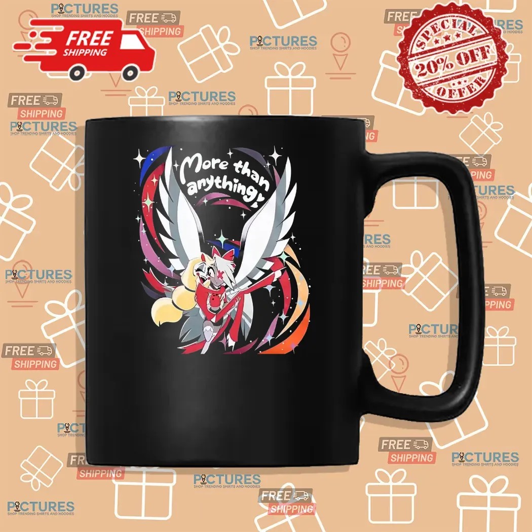 Charlie is bisexual Vaggie is a lesbian More Than Anything Hazbin Hotel Shirt