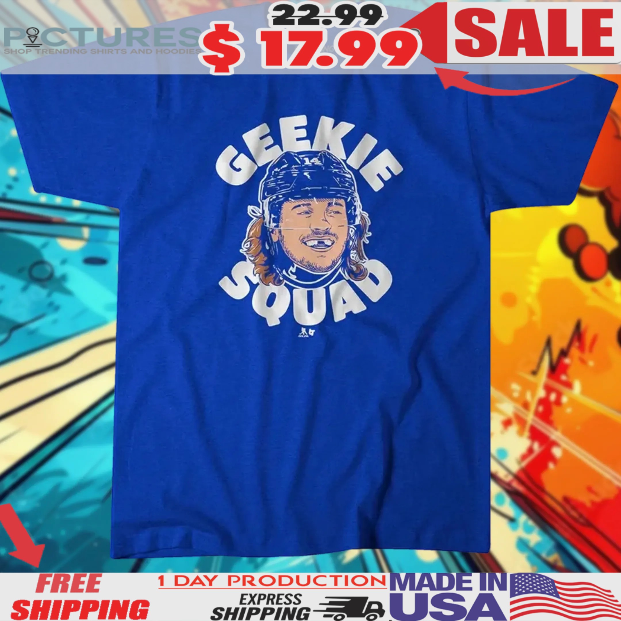 Conor Geekie Tampa Bay Lightning Geekie Squad Shirt