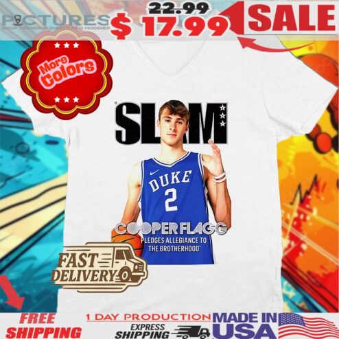 Cooper Flagg Duke Blue Devils Slam Pledges Allegiance To The Brotherhood Shirt