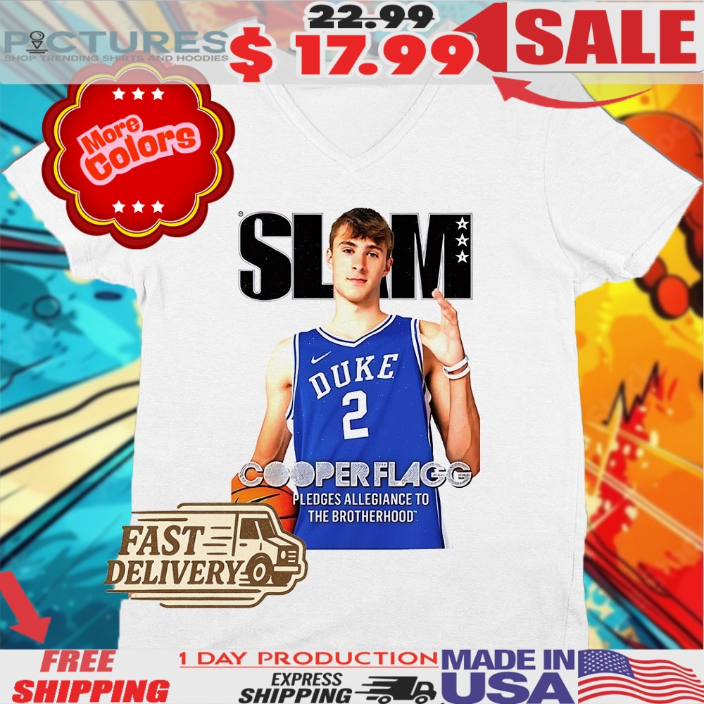 Cooper Flagg Duke Blue Devils Slam Pledges Allegiance To The Brotherhood Shirt